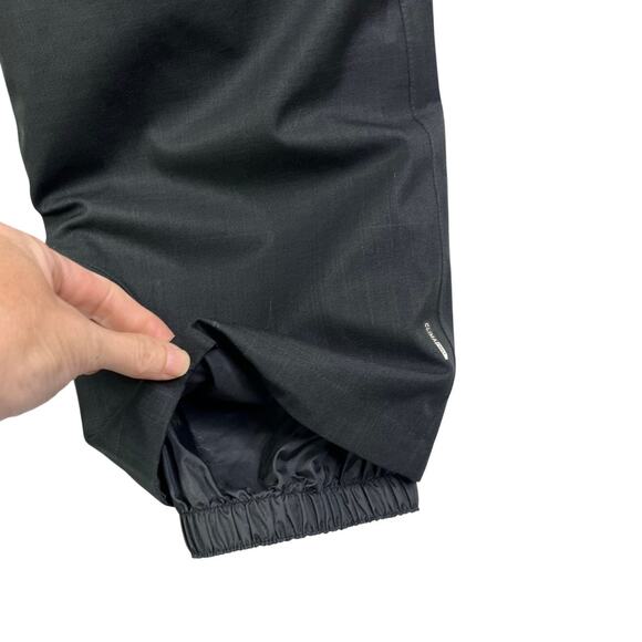 Salomon Ski Pants Mens Medium Black Cargo Zip Pockets Clima Pro Adjustable Waist - Picture 7 of 11